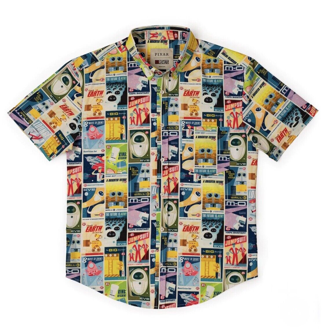 RSVLTS-Disney and Pixar-Wall-E-Wall of Fame-Short Sleeve Shirt